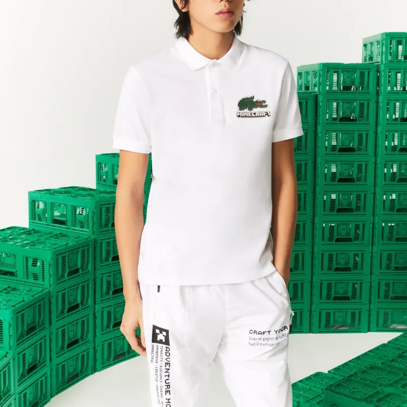 LACOSTE Polo Shirts Men White-3