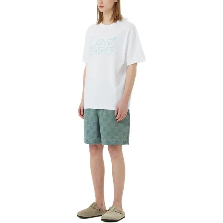 Lee T Shirts Men White-3