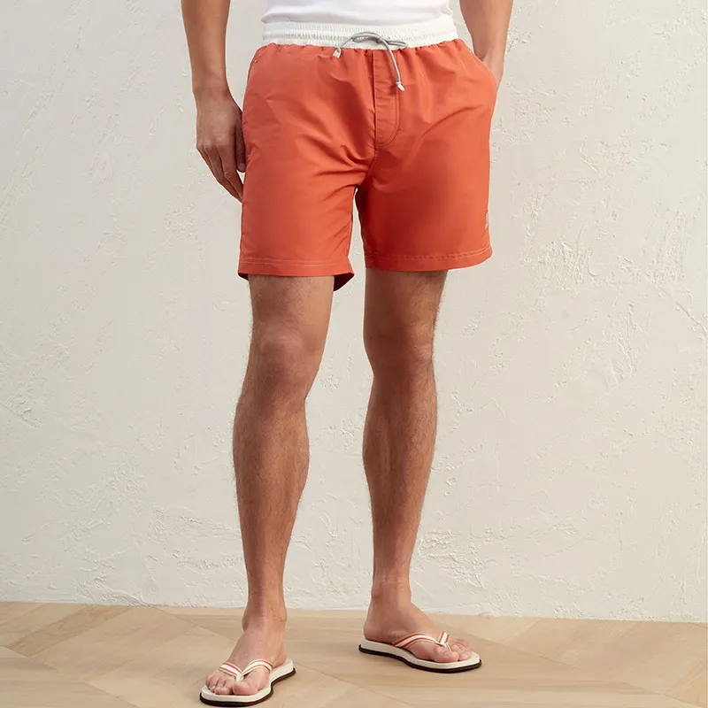 Brunello Cucinelli Logo embroidered Swim Shorts-1