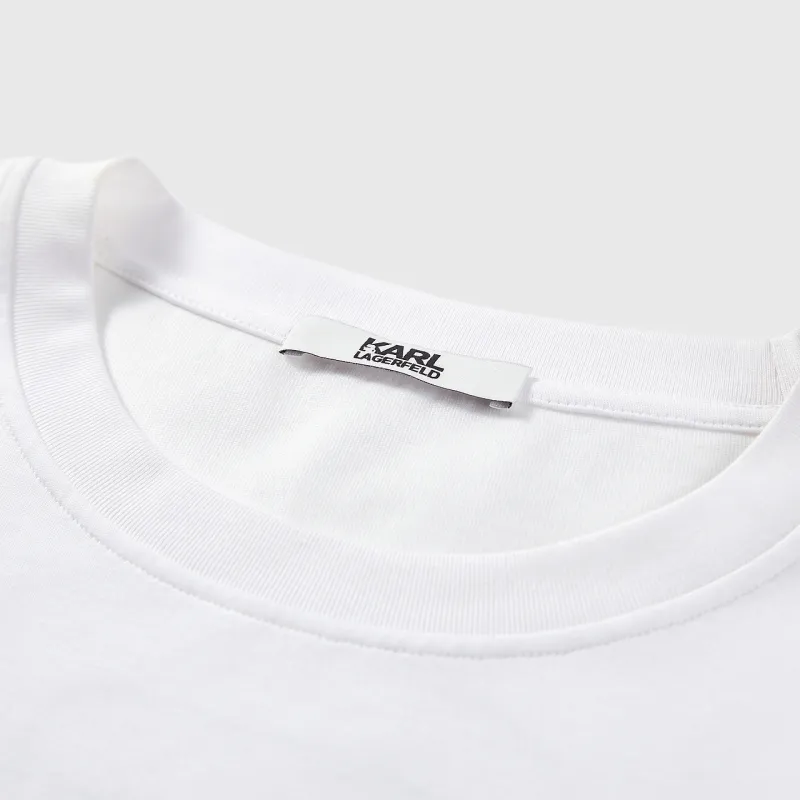 KARL LAGERFELD SS23 T Shirt Men's White-4