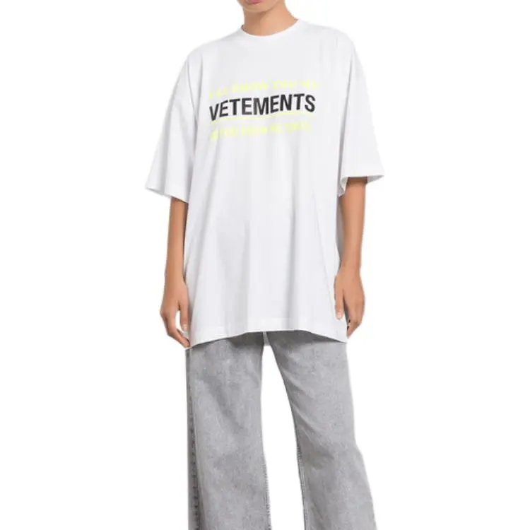 Vetements T Shirts Unisex White-4