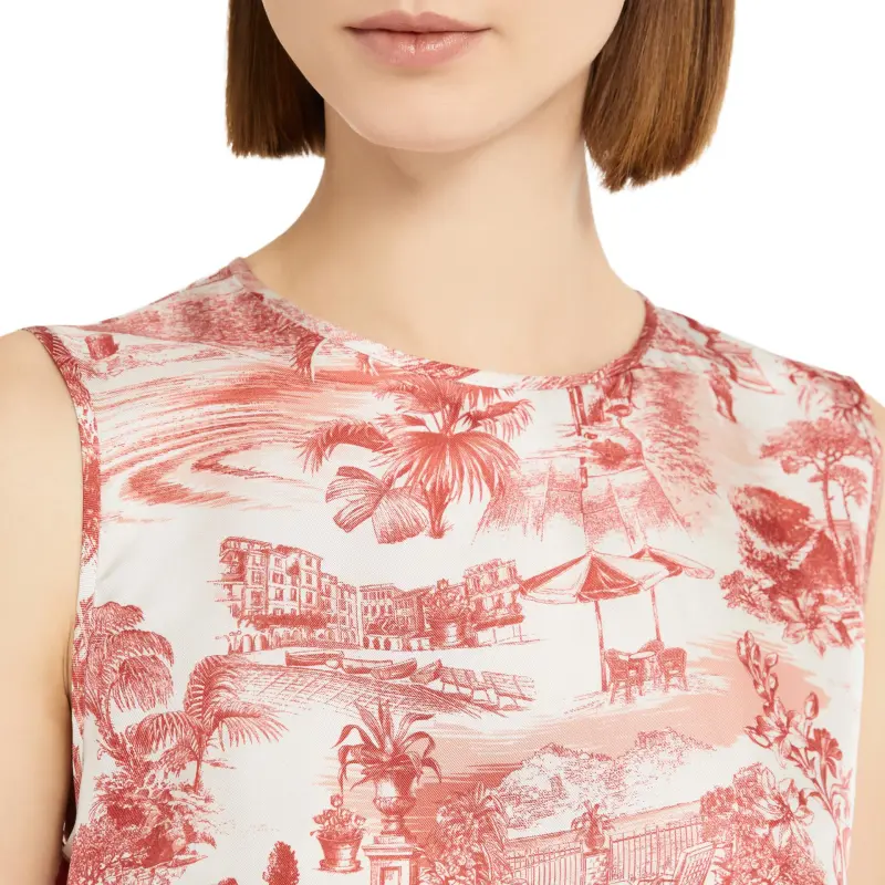 MaxMara Studio Eresia All Over Printed Top-4
