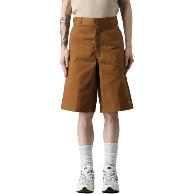 Dickies Logo Patch Knee Length Bermuda Shorts-4