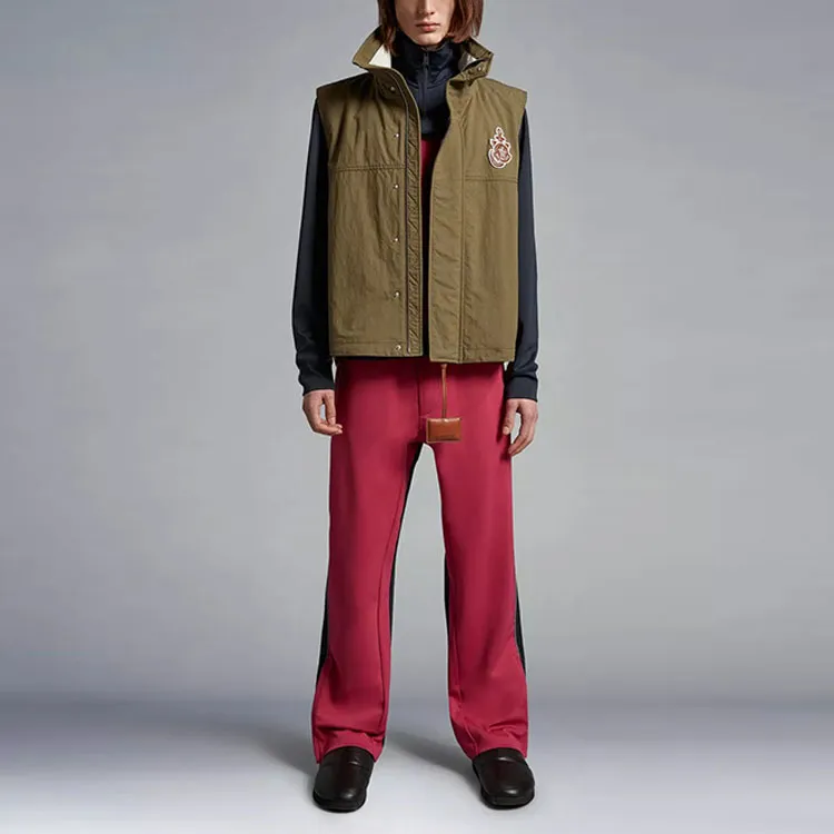 Jw Anderson X Moncler X JW Anderson Knitted Sweatpants Men Red-1