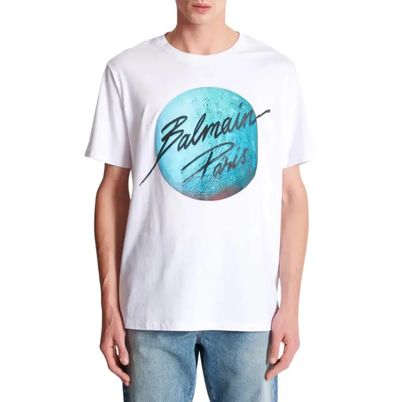 BALMAIN Paris & Planet T shirt-1