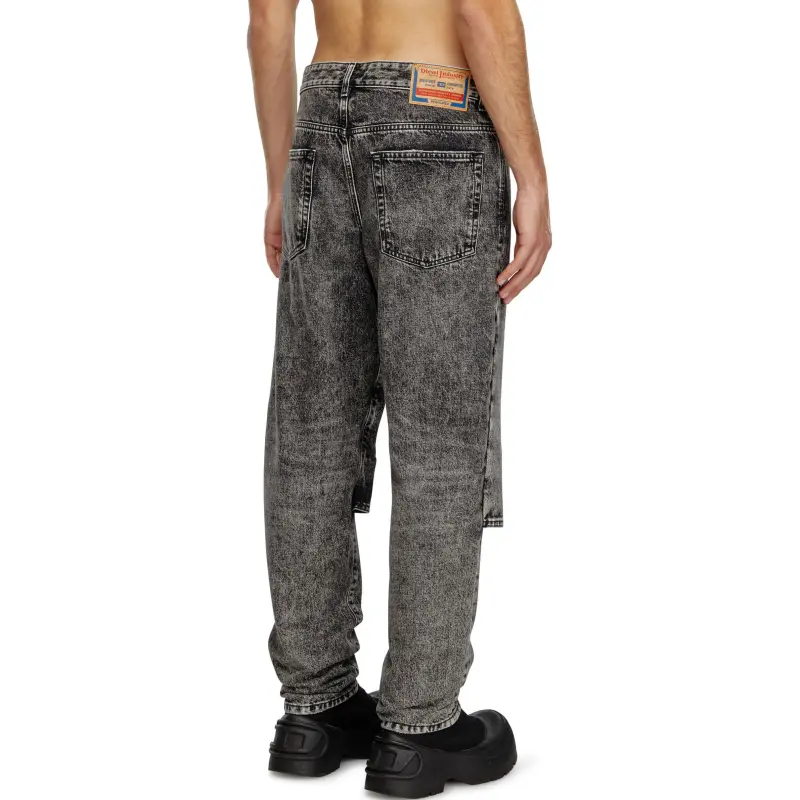 DIESEL FW24 Jeans Men's Black/Dark Gray-2