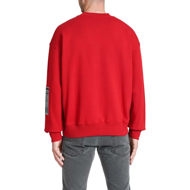 VERSACE JEANS Sweatshirt Men's Red-4