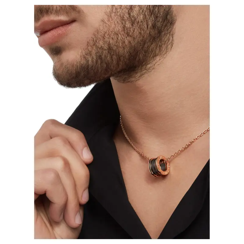 BVLGARI B.Zero1 Series   Necklaces Women's Brown-3