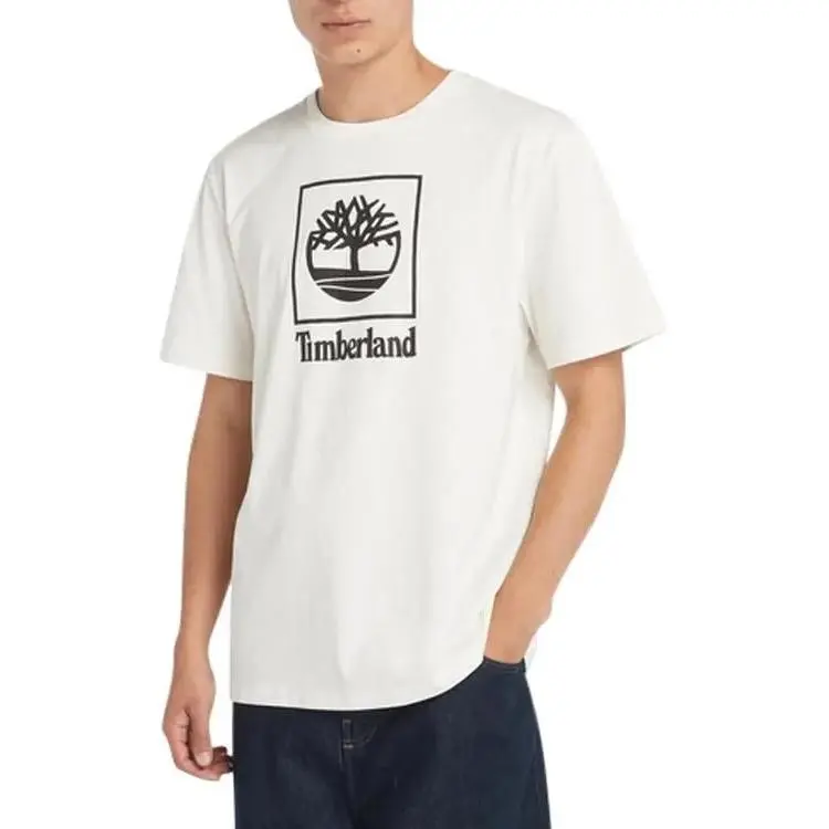 Timberland SS24 T Shirt Unisex Vintage White-2