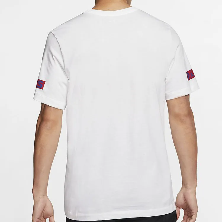 Jordan Set-in Sleeve T-Shirt Men's White-3