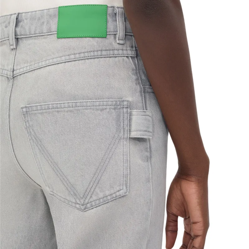 Bottega Veneta Washed Flared Leg Jeans-3