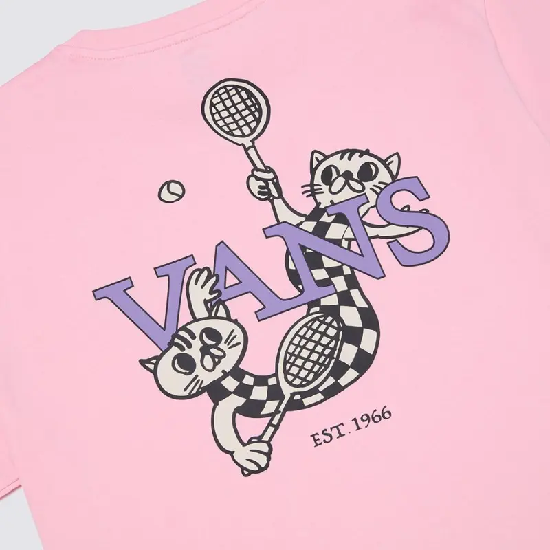 Vans T Shirts Unisex Pink-3