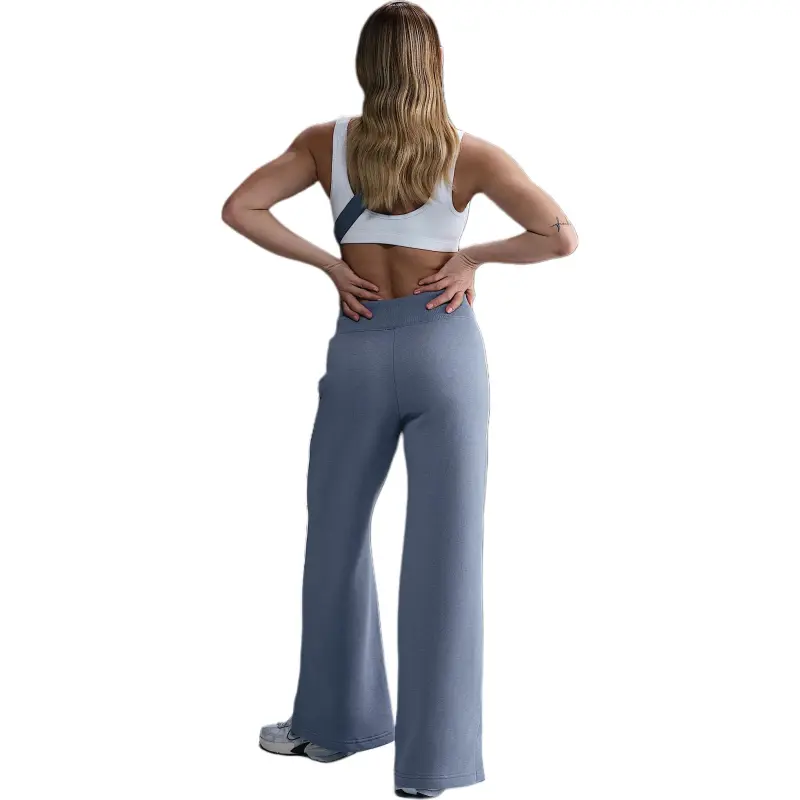 Nike Sportswear Phoenix Fleece Knitted Sports Pants Women's Gray Slate-1
