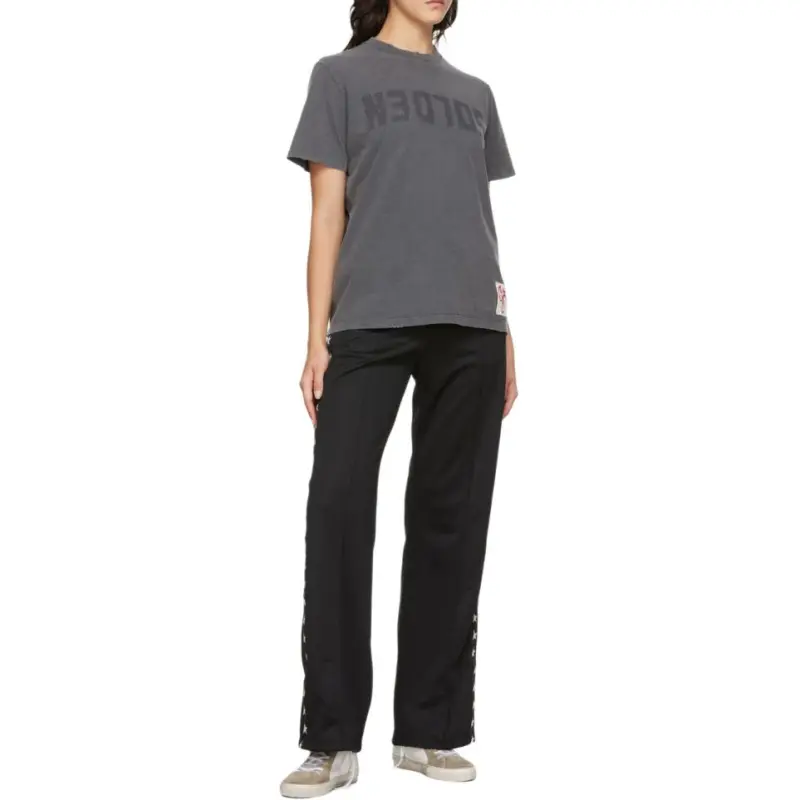 Golden Goose Logo print Crew neck T shirt-2