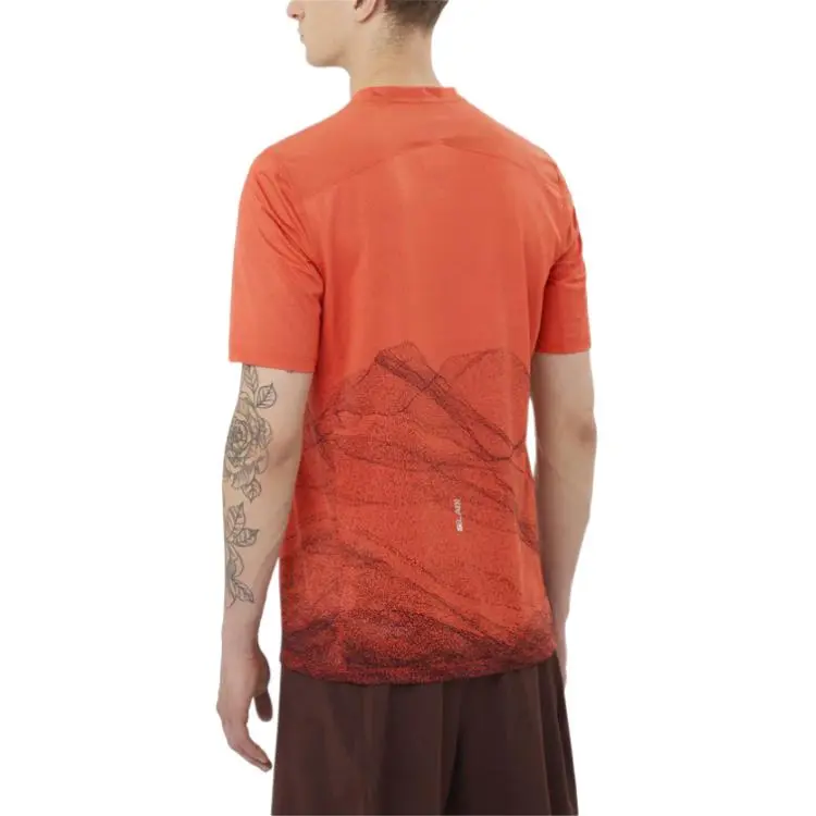 SALOMON S/LAB ULTRA T-Shirt Men's Burnt Tawny/Decadent Chocolate-3