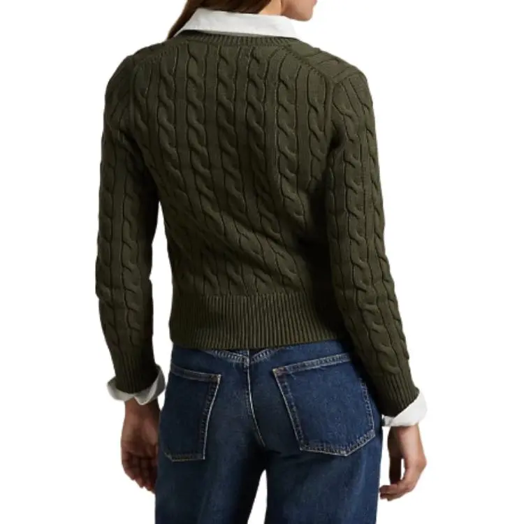 Polo Ralph Lauren Long Sleeve Cardigan Green-4