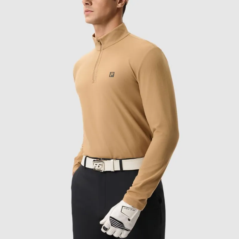 FILA Golf Series T Shirt Men's Orange Yellow-4