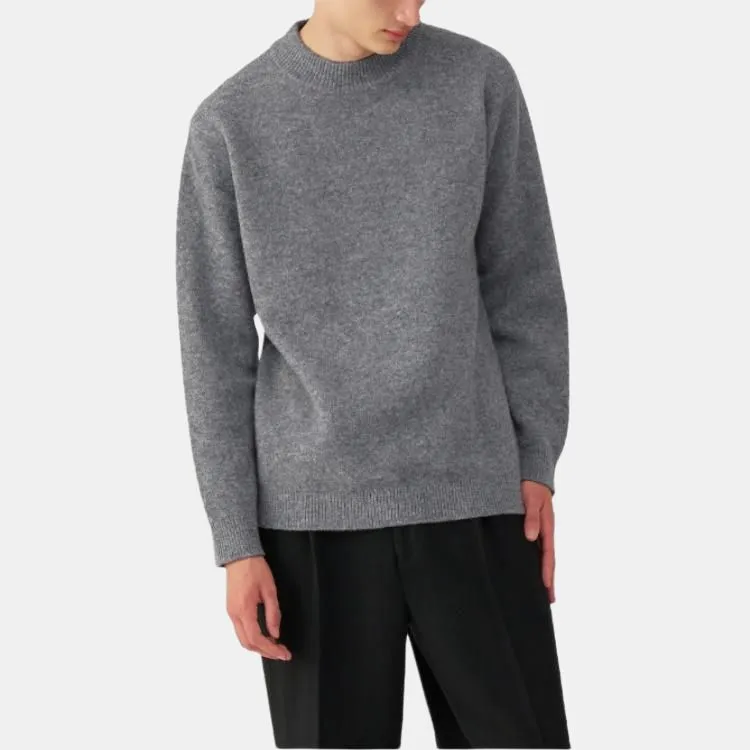 MUJI LABO Series Sweater Men's Charcoal Gray-1