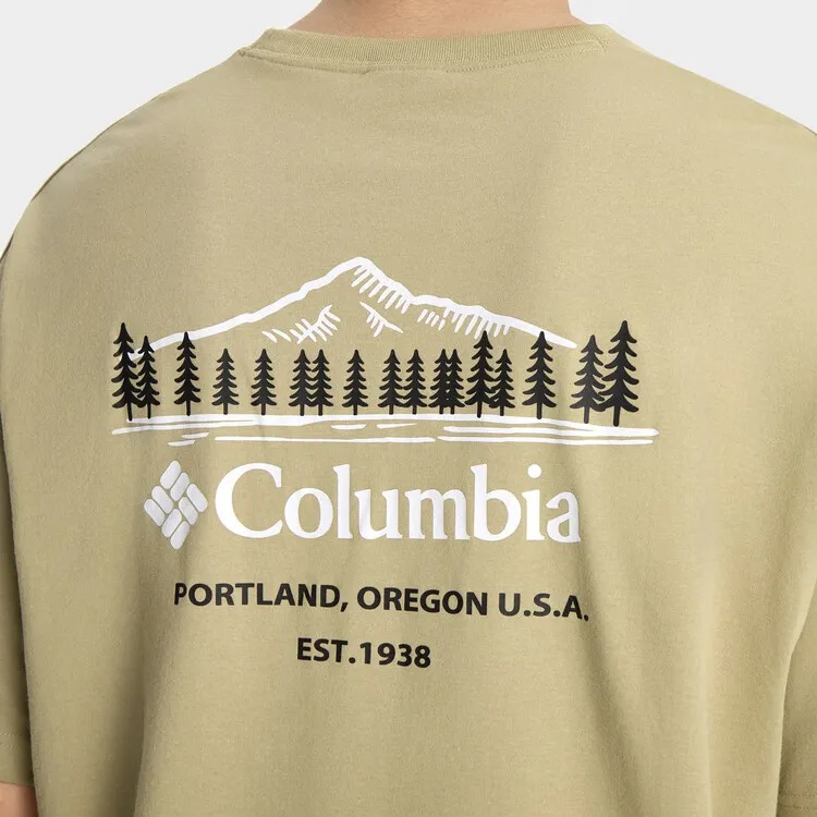 Columbia T Shirts Men Khaki-4