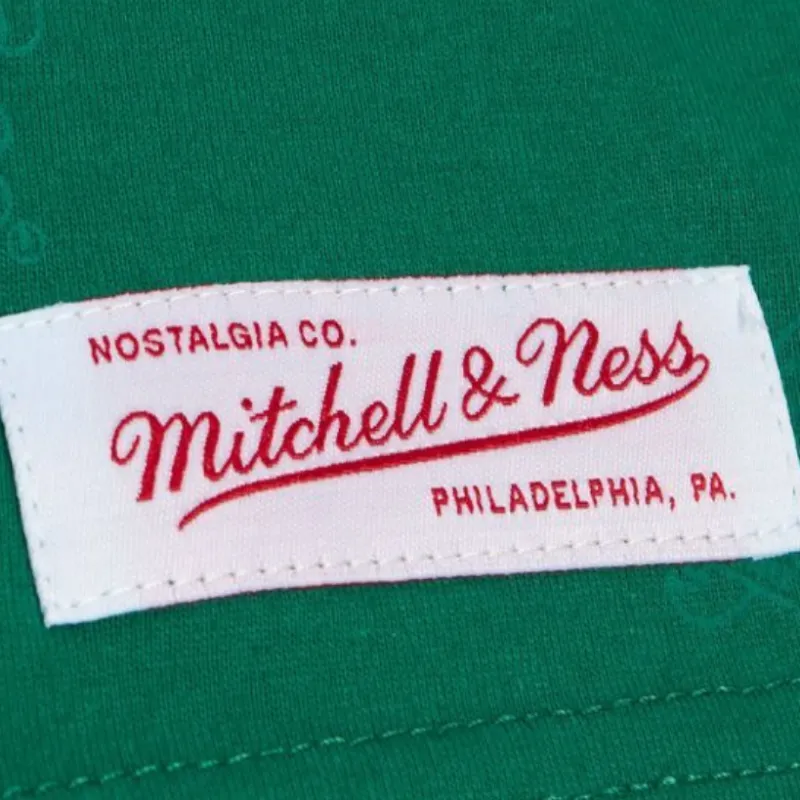 Mitchell Ness T Shirts Men Green-2