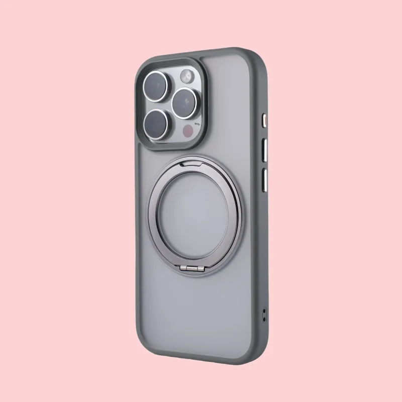DEPA PC Material Skin Friendly Magnetic Stand Phone Cases Compatible With Apple 13/14/15/16 Series-4