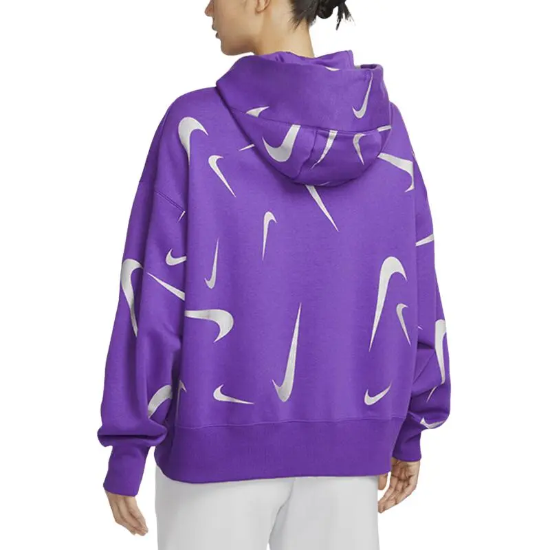 Nike Sweatshirt Women's Space Purple/Wolf Gray-3
