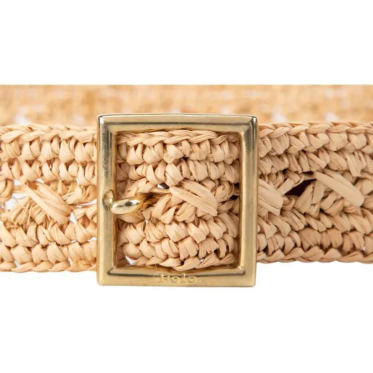 Polo Ralph Lauren Woven Belt Women's Beige 3CM-1
