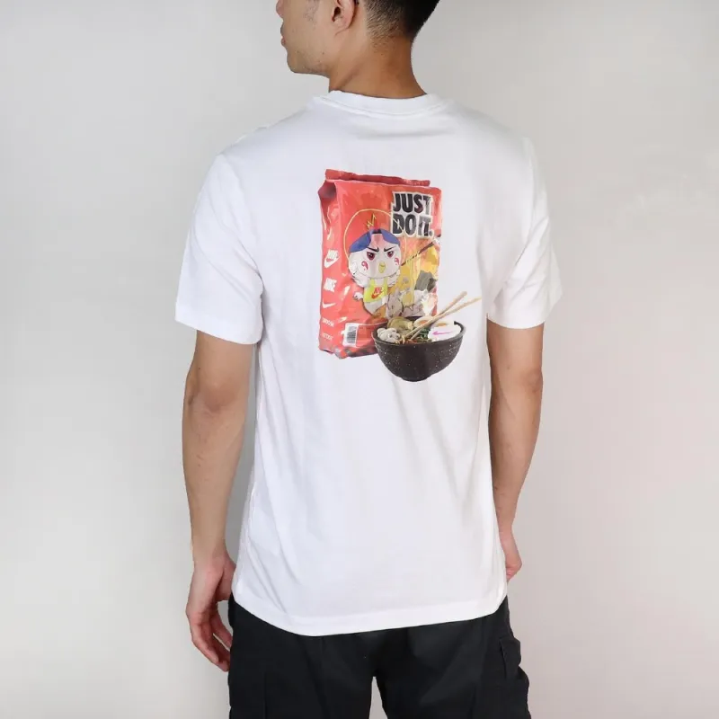 Nike T Shirts Men White-3