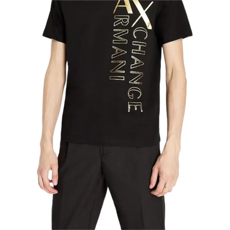 ARMANI EXCHANGE T-Shirts Men Black-4