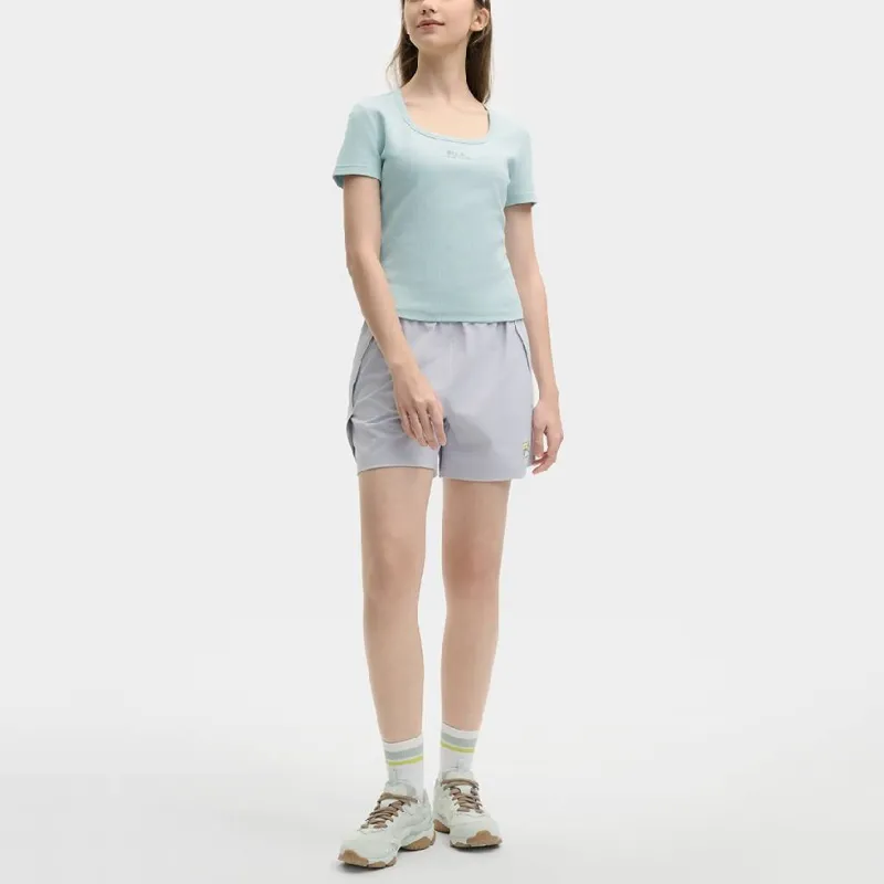 FILA x MAISON KITSUNE ORIGINALE T Shirt Women's Fruit Gray Green-2