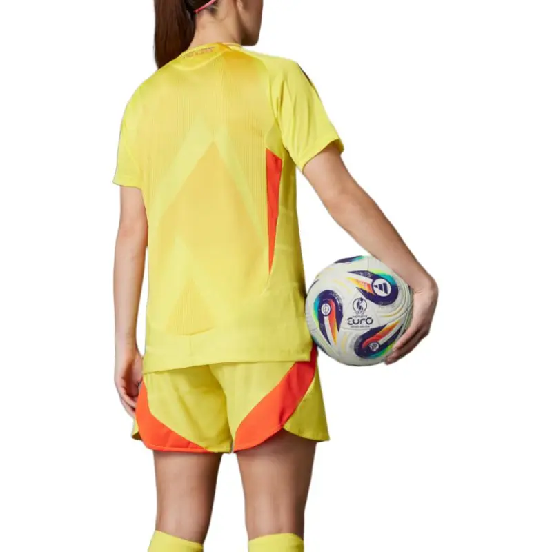 Adidas FootballBelgium SS25 Soccer Bottom Women's Impact Yellow-1