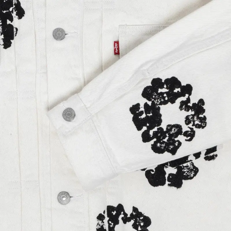 Denim Tears Denim Jacket Unisex White-3