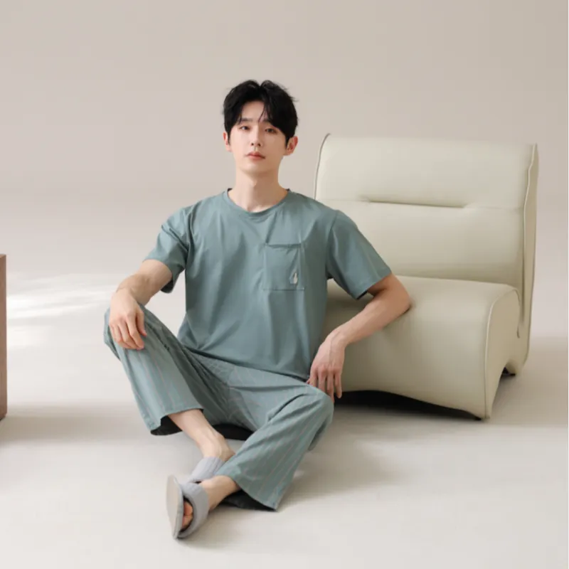 HUADAOJI Men Pajama Sets-2