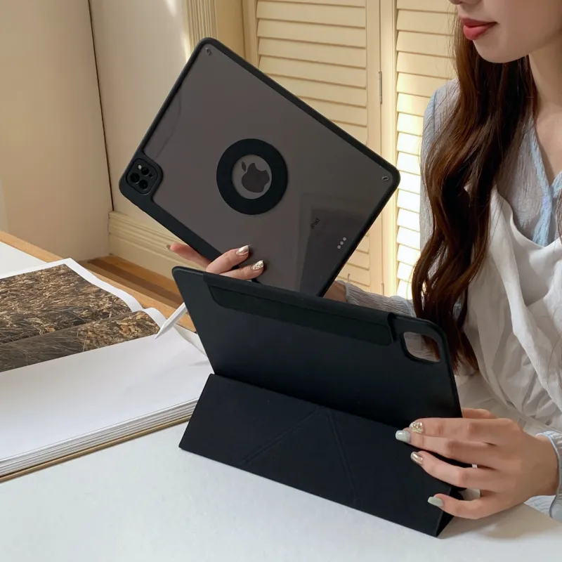 Wei Xin Magnetic Separation Solid Color 4 Colors Compatible With IPad Pro/Air 5/Mini 6/7/11/13 Tablet Protective Cases-5