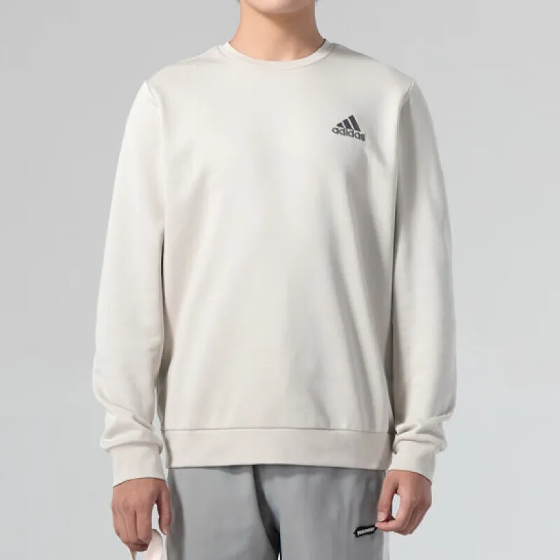 Adidas Feelcozy Essentials Fleece Sweatshirt Sweatshirt Men's Oxide Aluminum-3