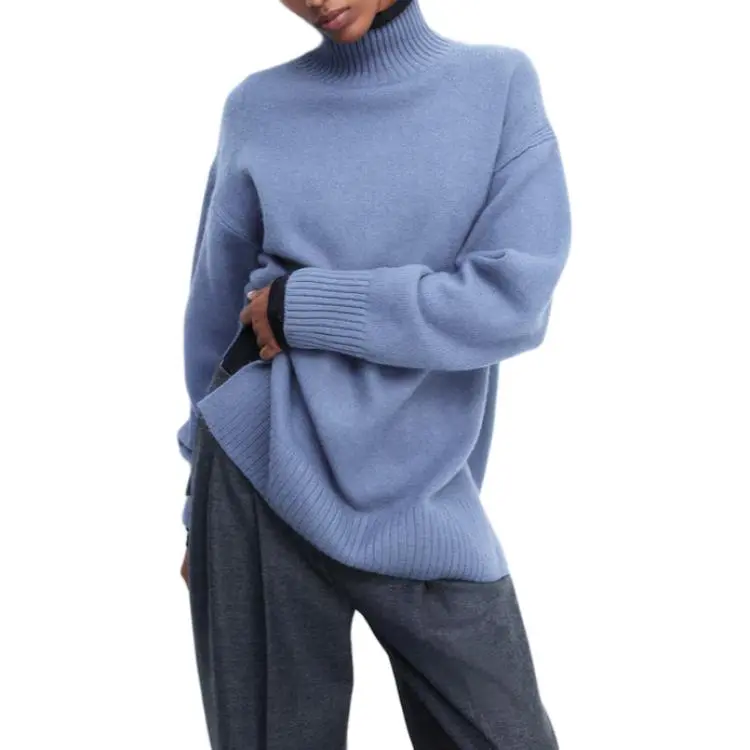 H&M Sweaters Women's Dove Blue Color-3
