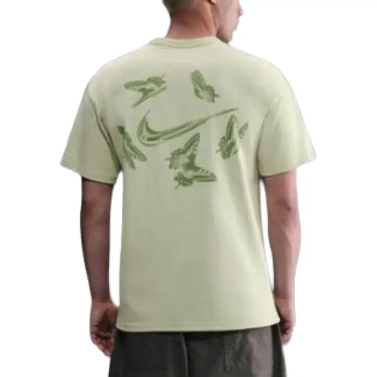 Nike Clothing T Shirts Men Olive Green-1