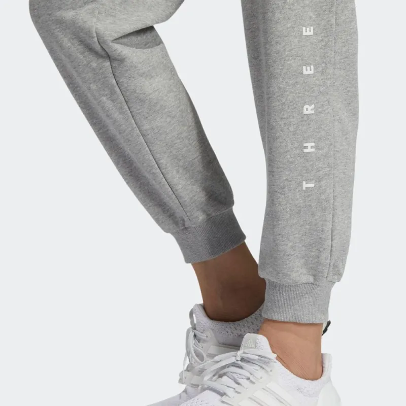Adidas Knitted Sweatpants Women's Gray-5