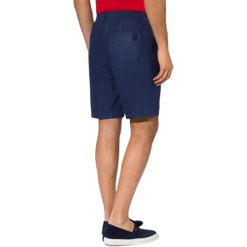 STEFANO RICCI Casual Shorts Men's Dark Blue-1