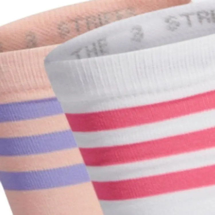 Adidas Originals Mid Calf Socks Unisex 2 Pack Bright Light Pink/White-3