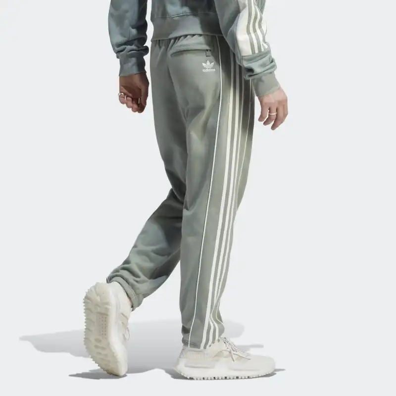 Adidas Originals Knitted Sweatpants Men Silver Green-2