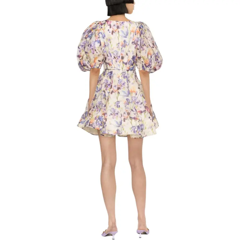 Zimmermann SS23 Short Sleeved Dress Women's Yellow-3