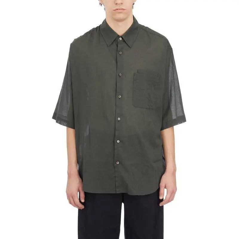 Lemaire Collared Short Sleeved Shirt-2