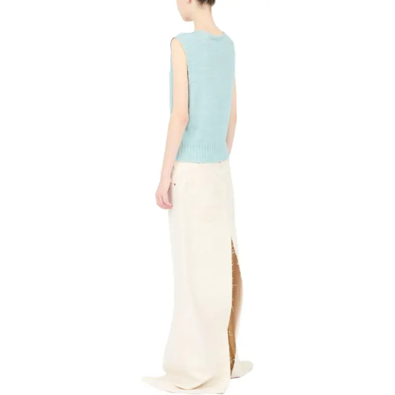 Maison Margiela Fussbett V Neck Knitted Top-5