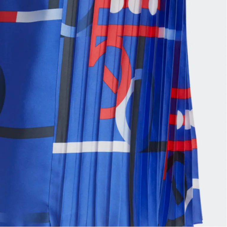Adidas Casual Long Skirts Women's Blue-2