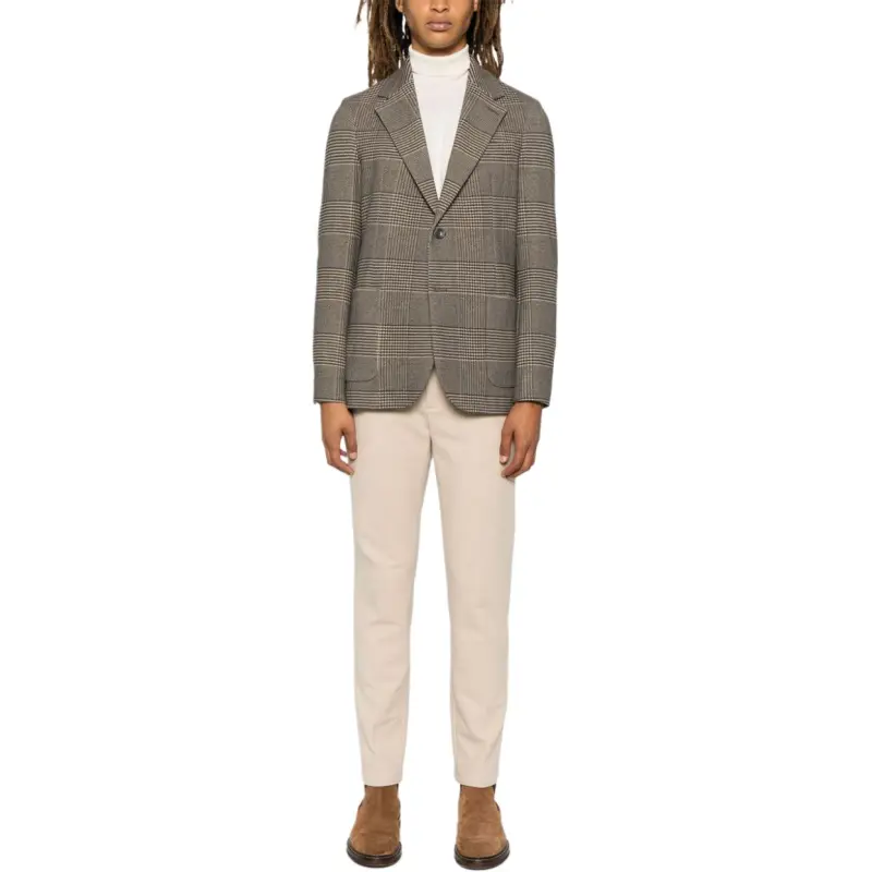 Circolo 1901 Prince of Wales check Blazer-1