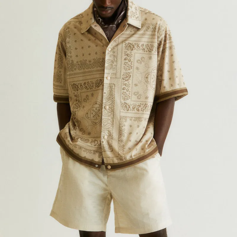 KITH Flocked Monogram Mason Short-2