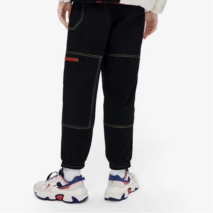 FILA FUSION Casual Pants Women's Elegant Black-4