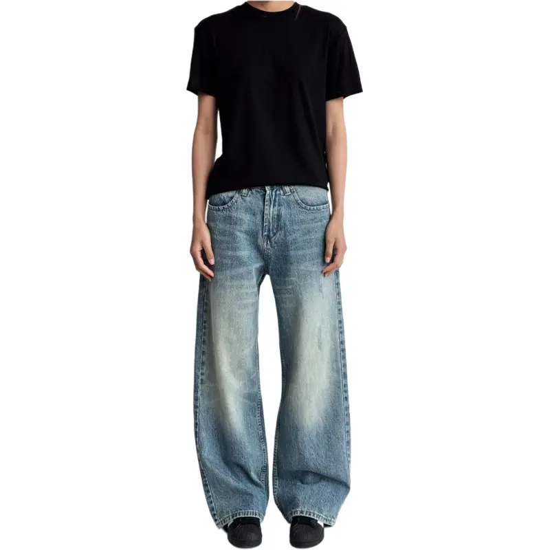 VINMUK Jeans Unisex Vintage Blue-3