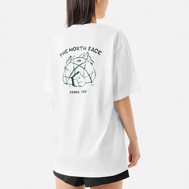 THE NORTH FACE City Outdoor Collection T Shirt Unisex White-4